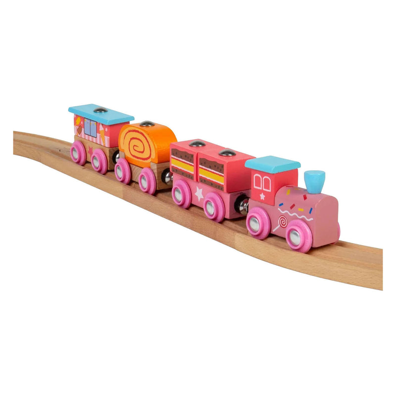 Load image into Gallery viewer, Bigjigs houten snoeptrein - 10dlg.
