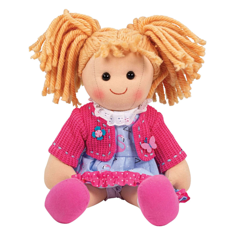 Load image into Gallery viewer, Bigjigs stoffen pop maggie 34 cm
