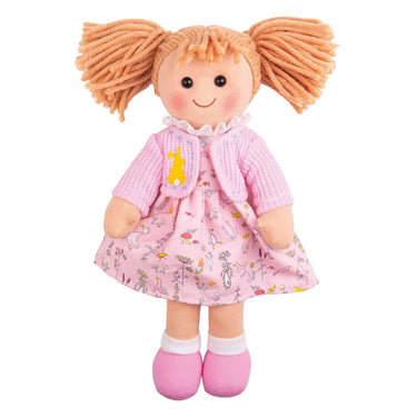 Bigjigs stoffen pop ella - 35cm