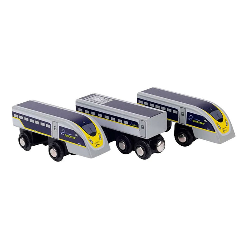 Load image into Gallery viewer, Bigjigs houten trein eurostar e320 - 5dlg.
