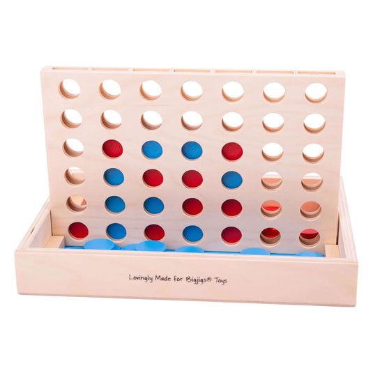 Bigjigs houten spel 4 op een lijn