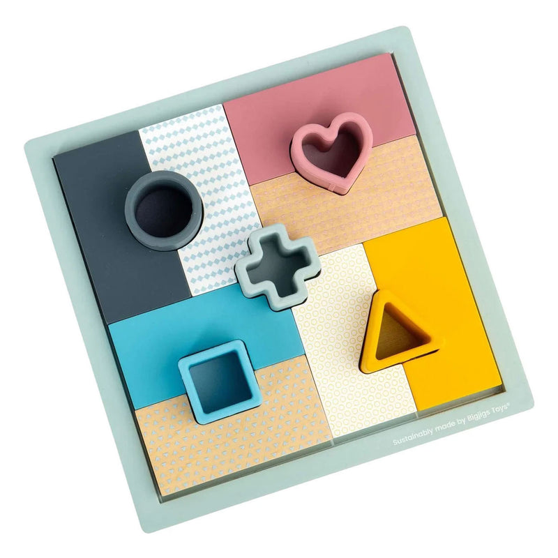 Load image into Gallery viewer, Bigjigs houten mozaiekpuzzel - 14st.
