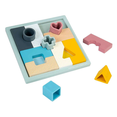 Bigjigs houten mozaiekpuzzel - 14st.