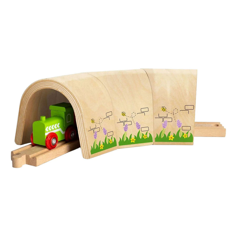 Load image into Gallery viewer, Bigjigs houten treintunnel - 3dlg.
