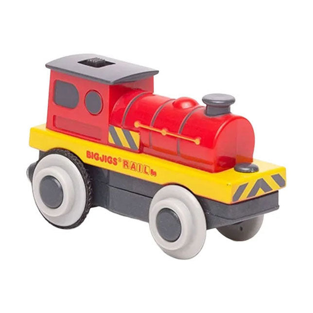 Load image into Gallery viewer, Bigjigs grote rode locomotief
