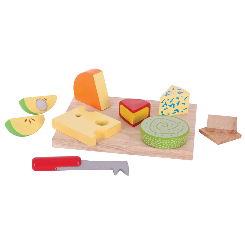 Load image into Gallery viewer, Bigjigs Houten Kaasplank,10dlg.
