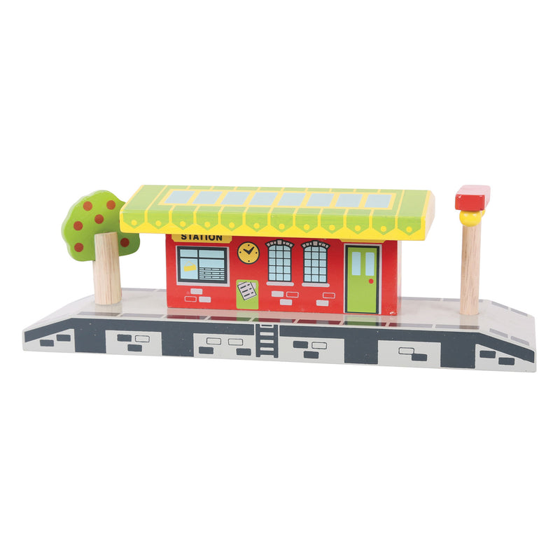 Load image into Gallery viewer, Bigjigs houten rails - dorpsstation
