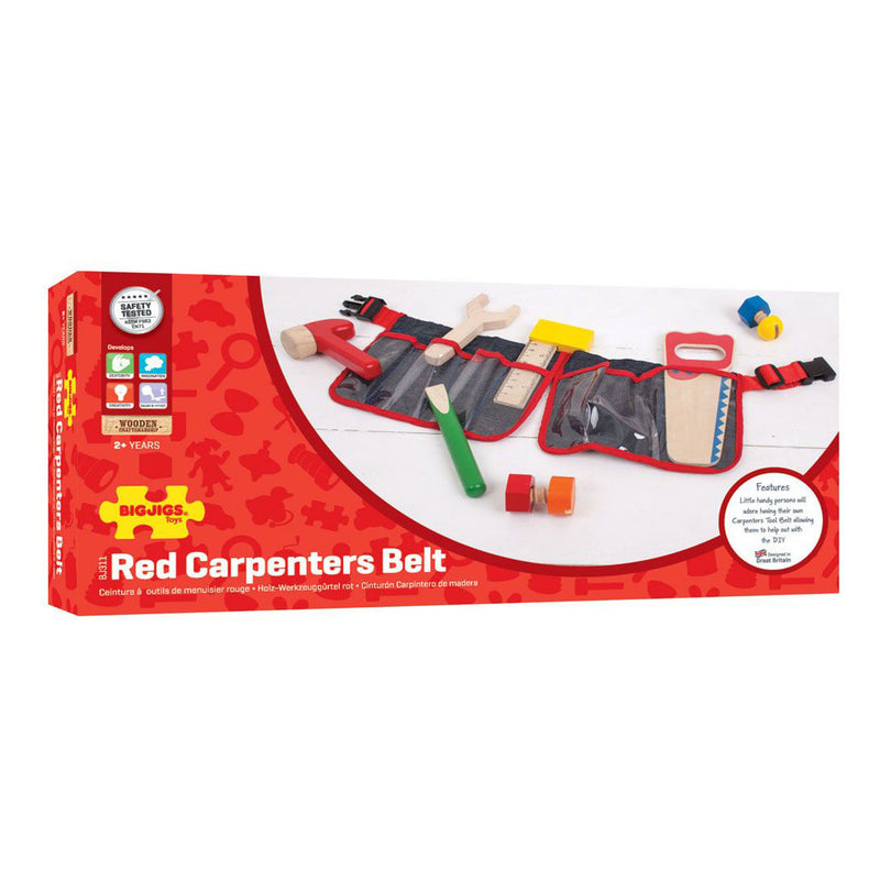 Load image into Gallery viewer, Bigjigs Rode Gereedschapsgordel
