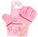 Bigjigs chef's keukenset roze