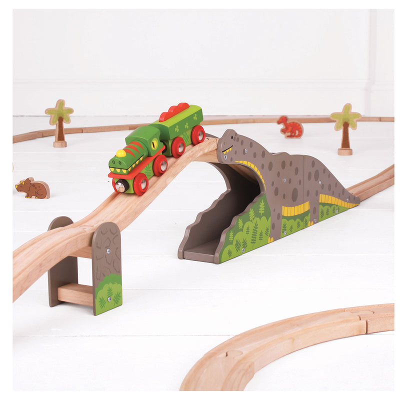 Load image into Gallery viewer, Bigjigs houten dino brug
