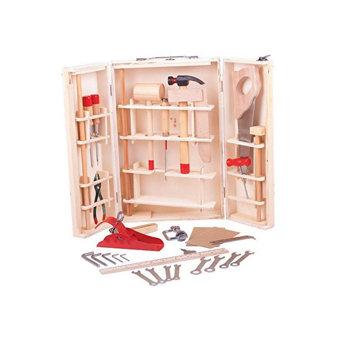 Load image into Gallery viewer, Bigjigs toys bigjigs gereedschapskist, 28dlg.
