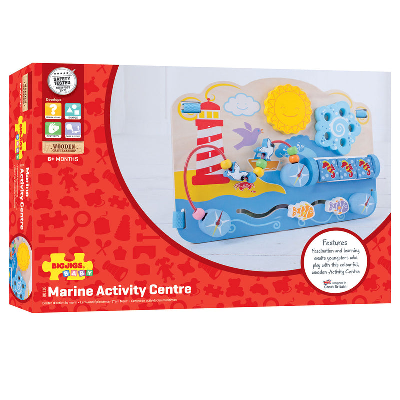 Load image into Gallery viewer, Bigjigs activity centre marine box speelbord
