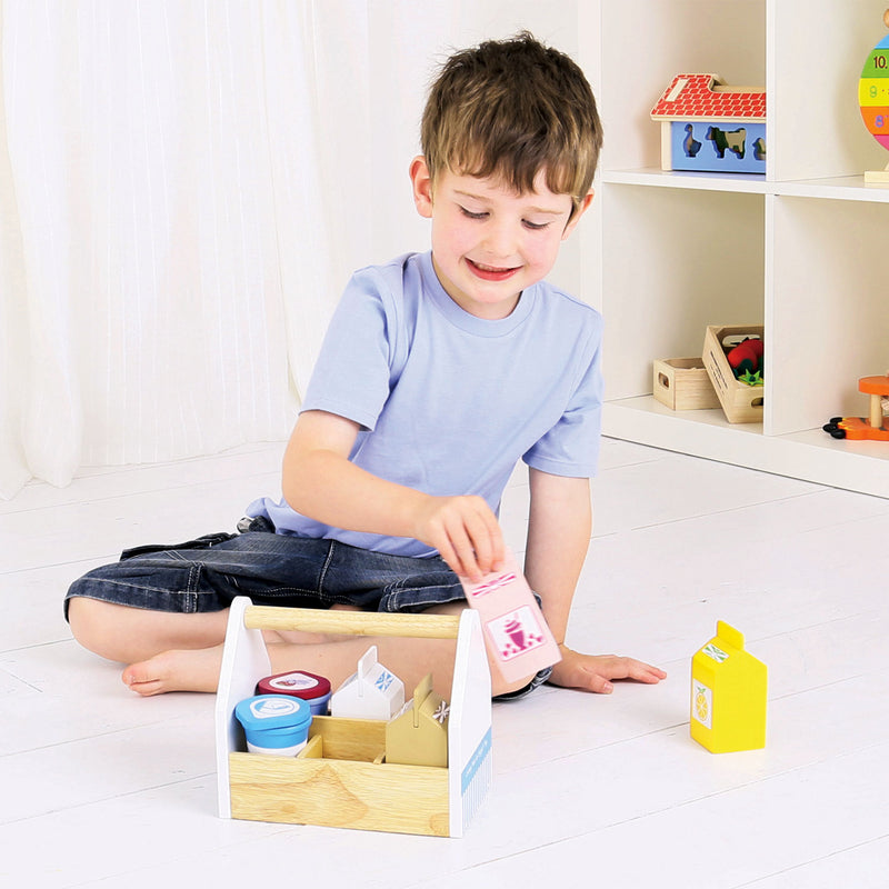 Load image into Gallery viewer, Bigjigs toys - houten zuivelkrat
