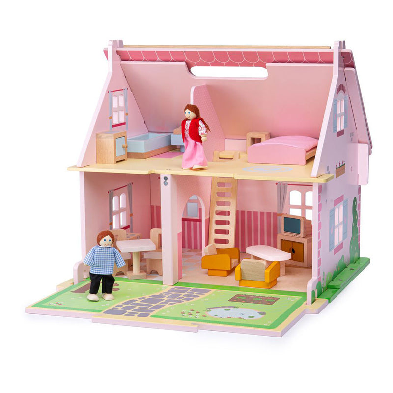 Load image into Gallery viewer, Bigjigs houten villa
