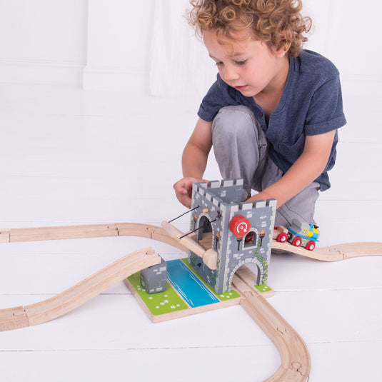 Bigjigs Houten Rails Ophaalbrug