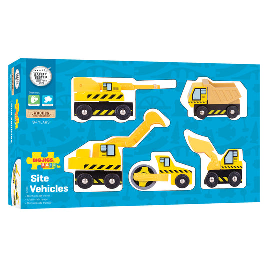 Bigjigs rail - houten bouwvoertuigen