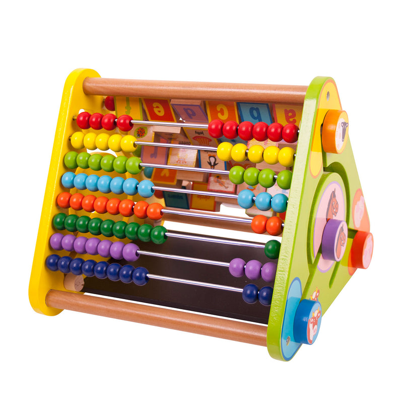 Load image into Gallery viewer, Bigjigs speelgoed telraam met letters en krijtbord - green toys
