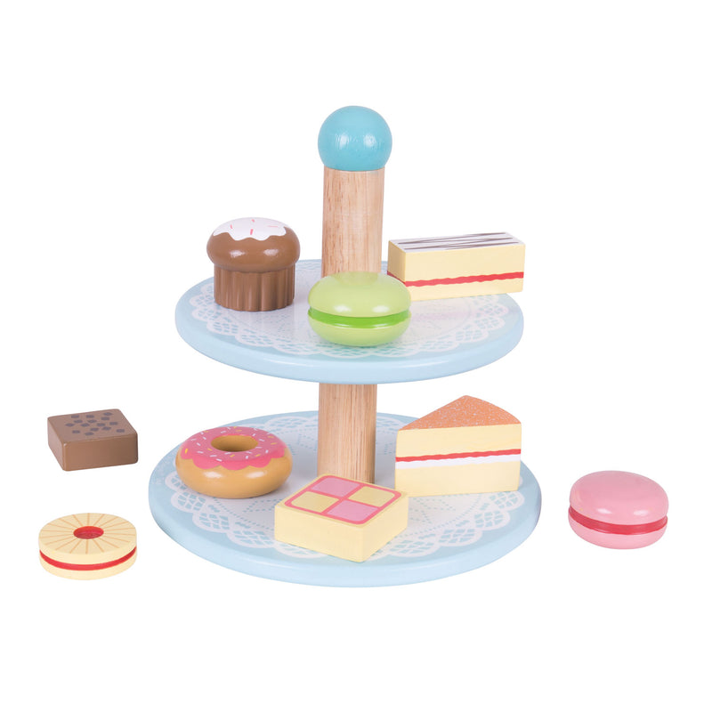 Load image into Gallery viewer, Bigjigs etagère met cupcakes
