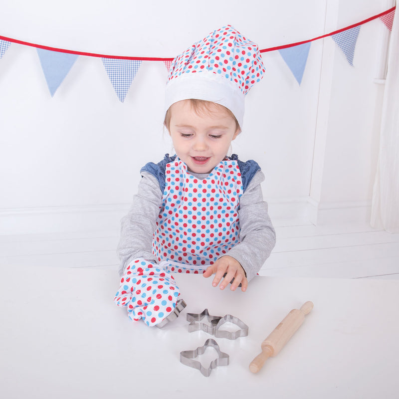 Load image into Gallery viewer, Bigjigs Chef&#39;s Keukenset Gestipt
