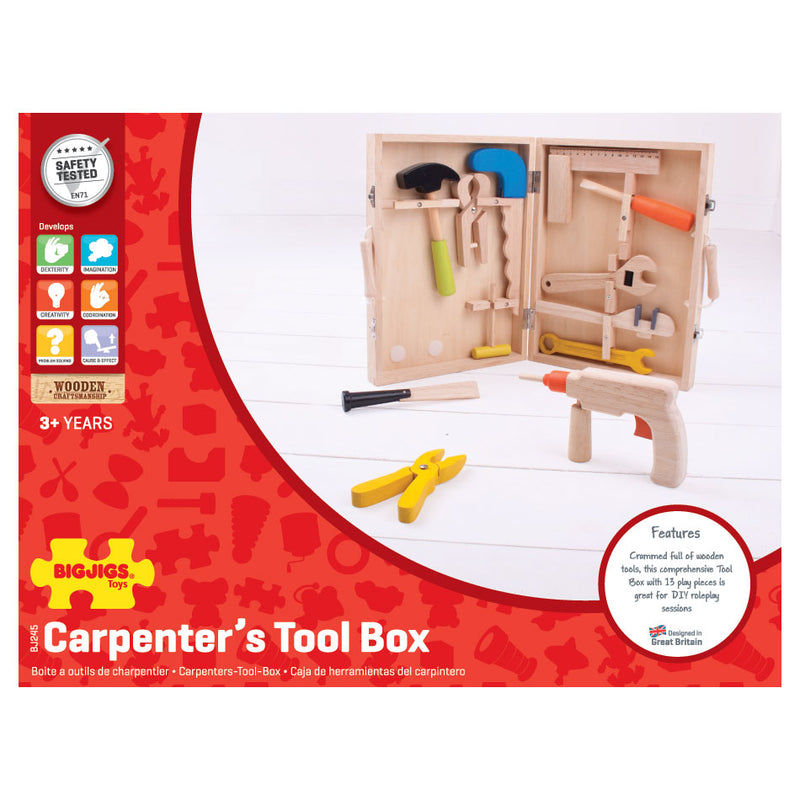 Load image into Gallery viewer, Bigjigs Houten Gereedschapskist
