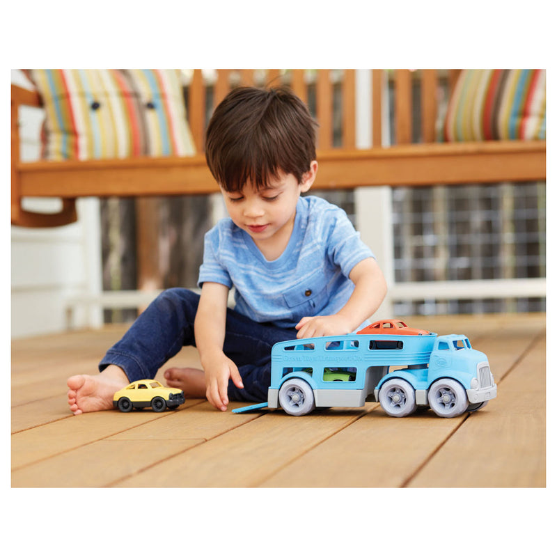 Load image into Gallery viewer, Green toys autotransporter
