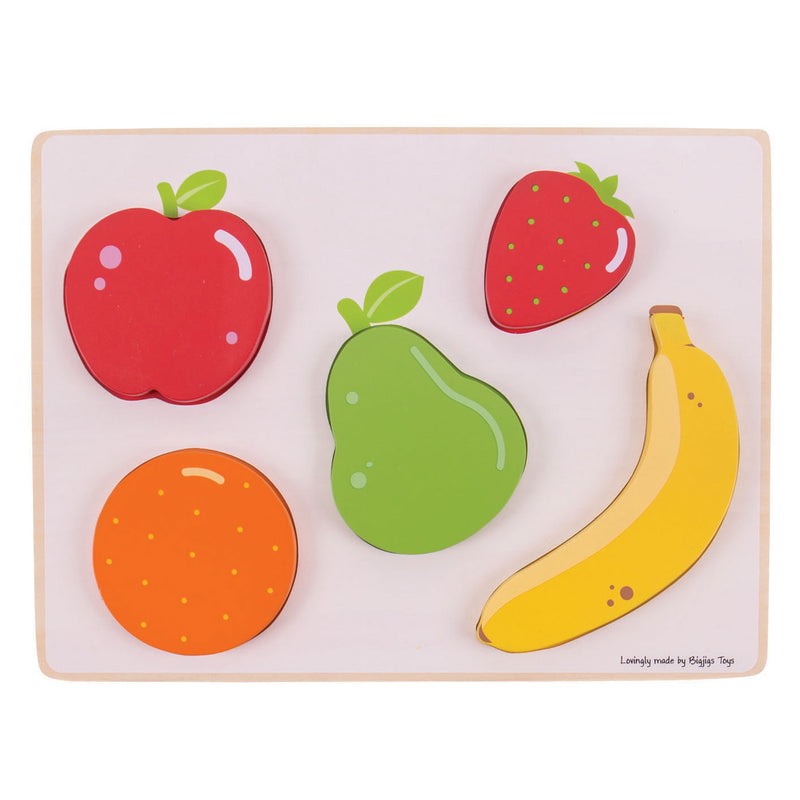 Load image into Gallery viewer, Bigjigs Houten Puzzel Fruit, 5dlg.
