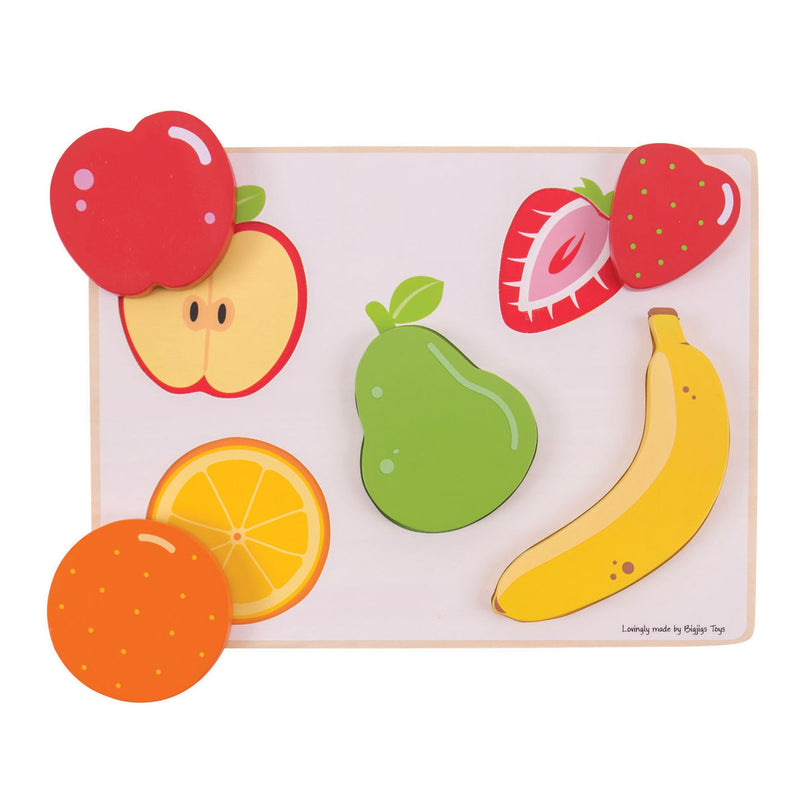 Load image into Gallery viewer, Bigjigs Houten Puzzel Fruit, 5dlg.

