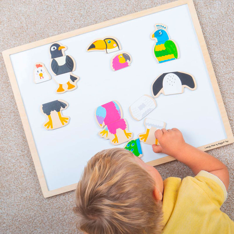 Load image into Gallery viewer, Bigjigs Mag-Play Magneetpuzzel Vogels
