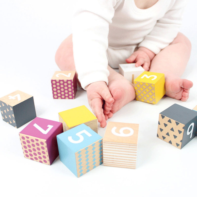 Load image into Gallery viewer, Bigjigs toys bigjjigs houten blokken met getallen, 100% fsc
