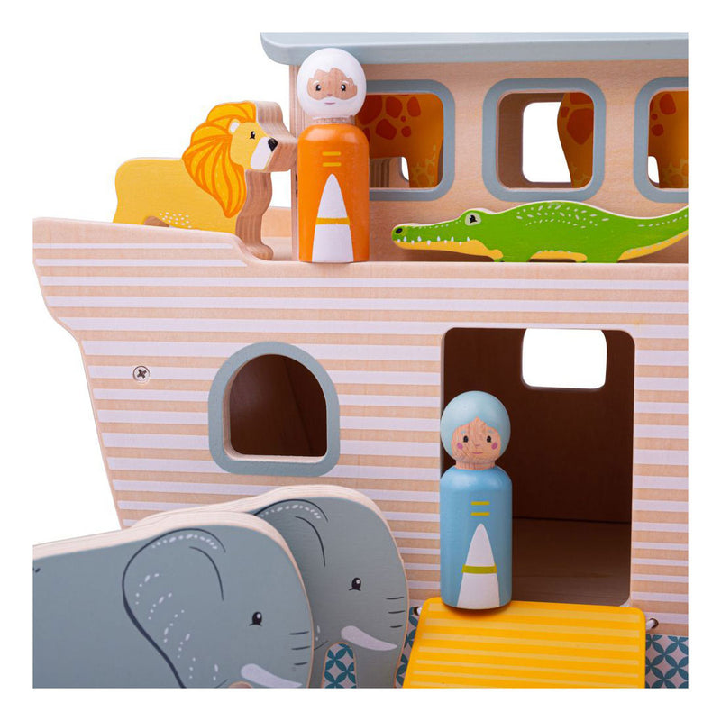 Load image into Gallery viewer, Bigjigs ark van noach, 100% fsc
