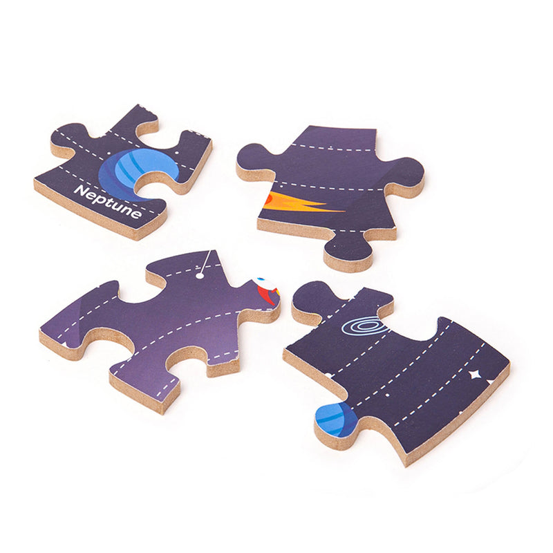 Load image into Gallery viewer, Bigjigs vloerpuzzel zonnestelsel rond, 39cm
