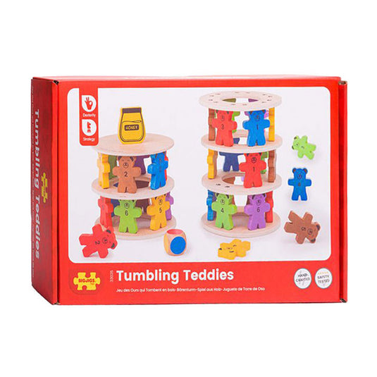 Bigjigs houten stapelspel teddyberen.