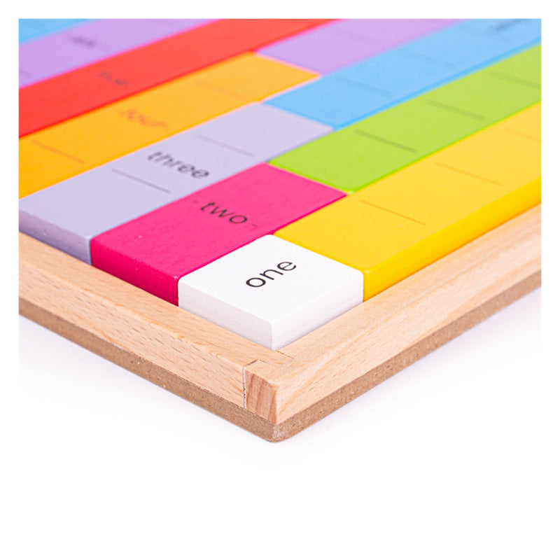 Load image into Gallery viewer, Bigjigs Houten Rekenspel Cijfers Verbinden
