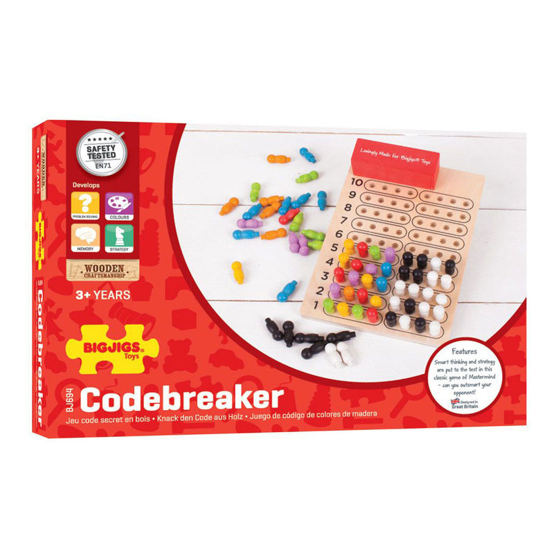 Load image into Gallery viewer, Bigjigs houten spel kraak de code
