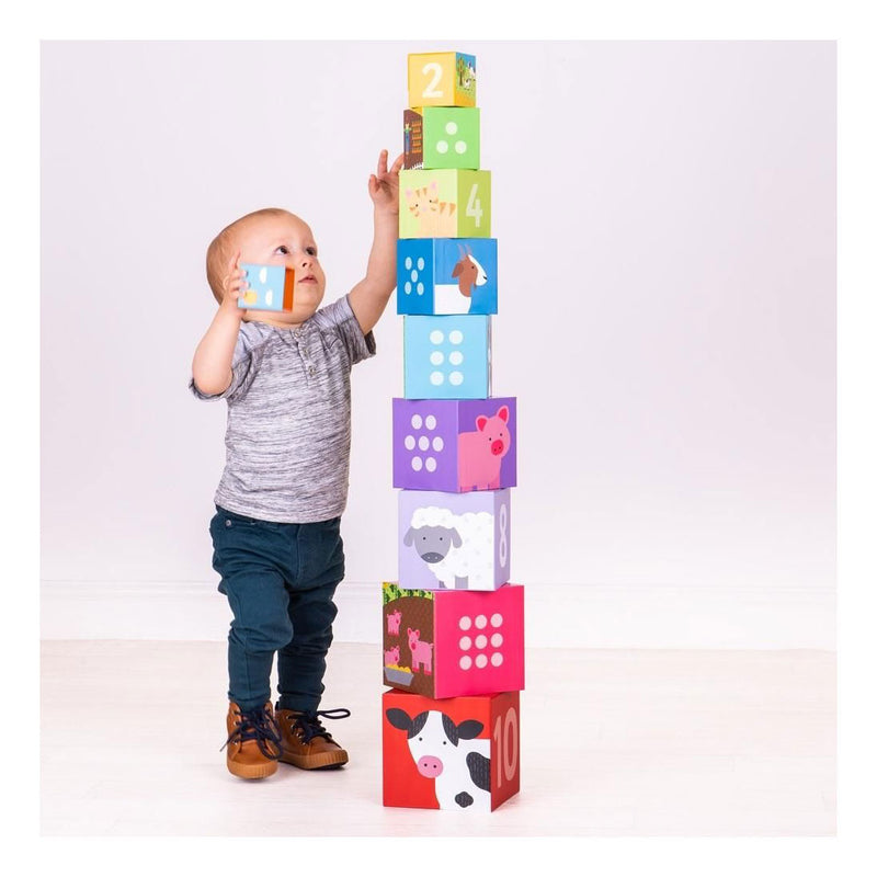 Load image into Gallery viewer, Bigjigs Boerderij Stapeltoren, 10dlg.
