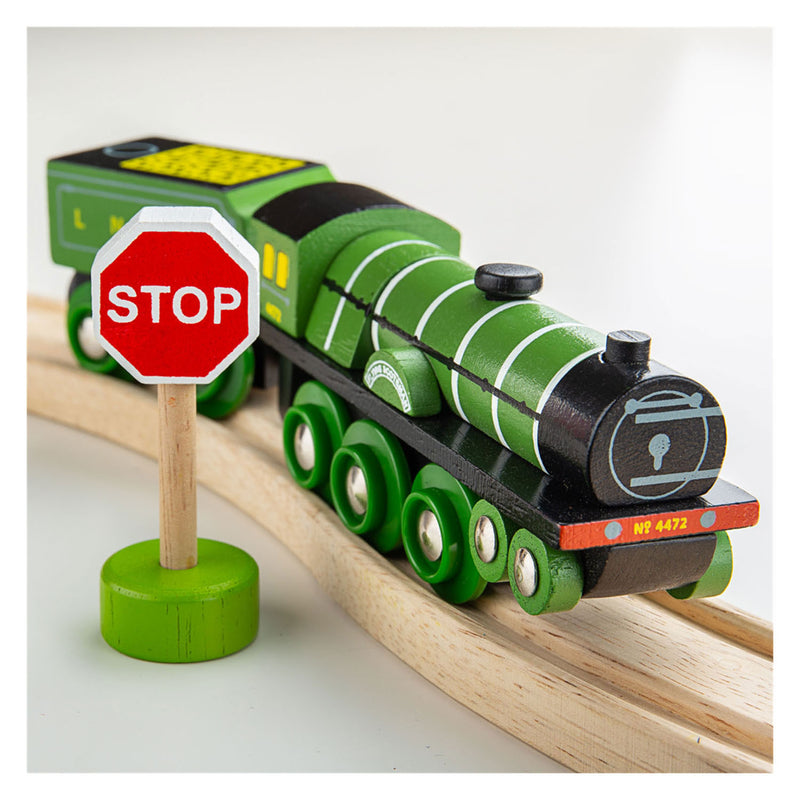 Load image into Gallery viewer, Bigjigs houten trein flying scotsmann
