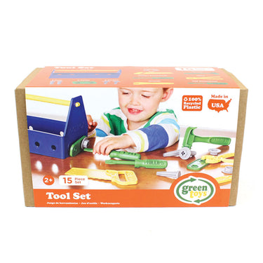 Green toys gereedschapskist blauw