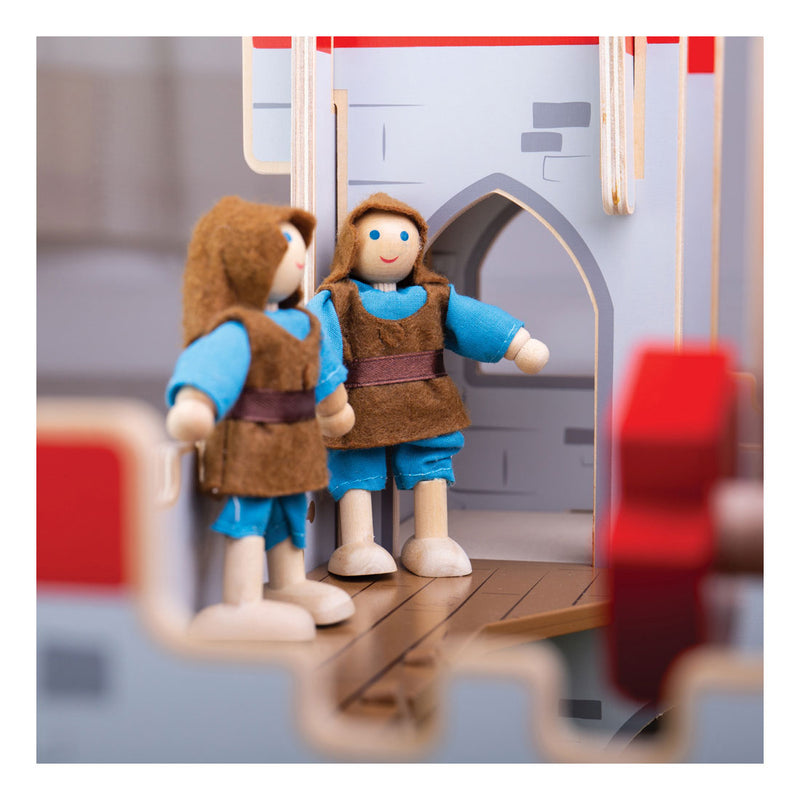 Load image into Gallery viewer, Bigjigs koning george houten kasteel
