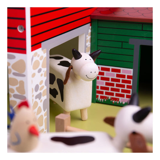 Tidlo houten boerderij met erf
