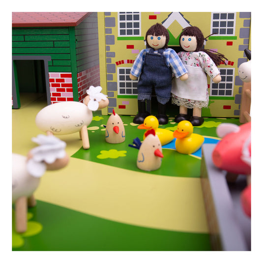 Tidlo houten boerderij met erf