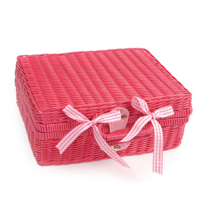 Load image into Gallery viewer, Tidlo picnickset in roze koffer
