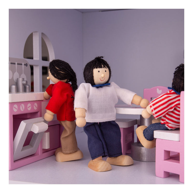 Load image into Gallery viewer, Tidlo houten poppenhuis meubels keuken, 9dlg.
