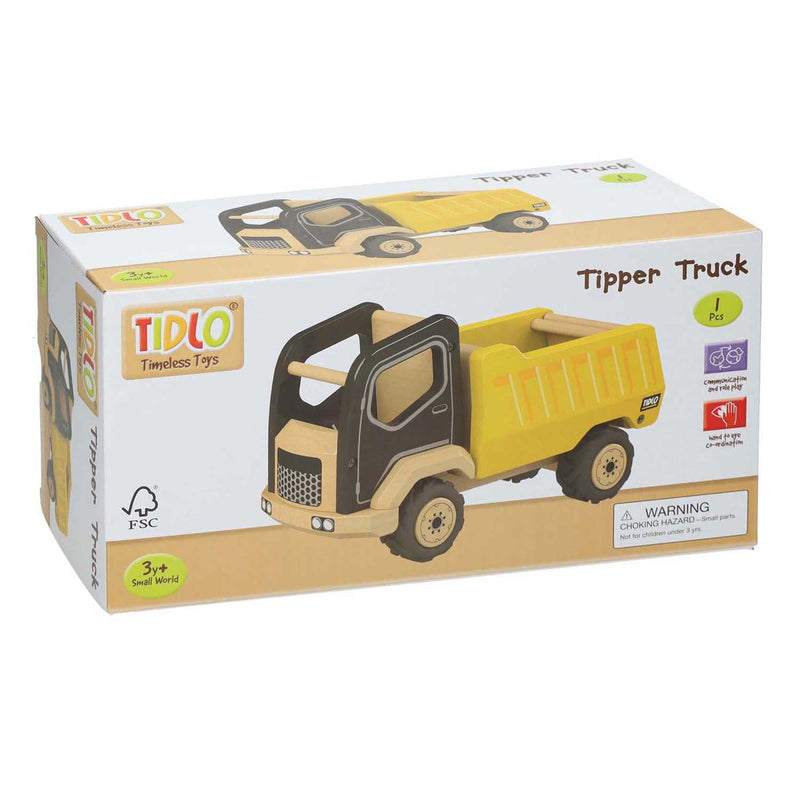 Load image into Gallery viewer, Tidlo houten kiepvrachtwagen
