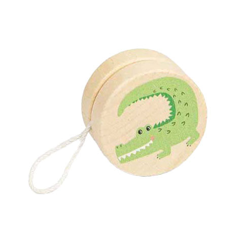 Load image into Gallery viewer, Bigjigs houten wilde dieren jojo
