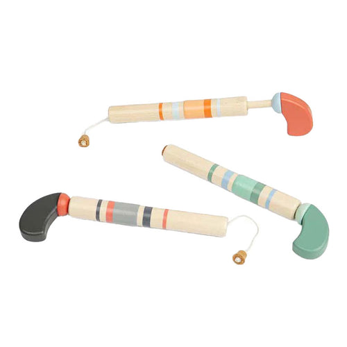 Bigjigs houten pistool met kurk