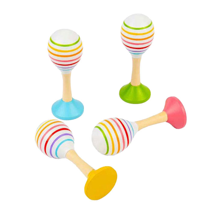 Load image into Gallery viewer, Bigjigs houten junior maraca, 2st.
