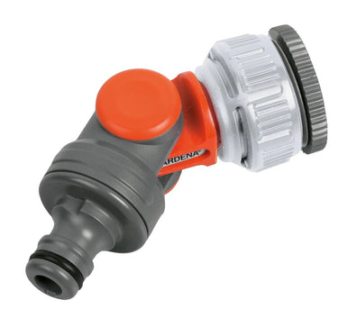 Gardena scharnierend kraanstuk 26,5 mm (g 3 4 ) (grijs oranje, 2999-20)