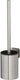 Tiger colar - wc borstel met houder - zonder boren - zelfklevend 3m tape - rvs geborsteld
