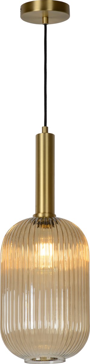 Lucide maloto - hanglamp - ø 20 cm - 1xe27 - amber