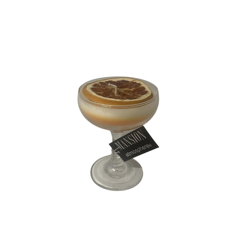 Load image into Gallery viewer, Mansion atmosphere geurkaars in sorbetglas groen bruin ã˜9,5xh14cm
